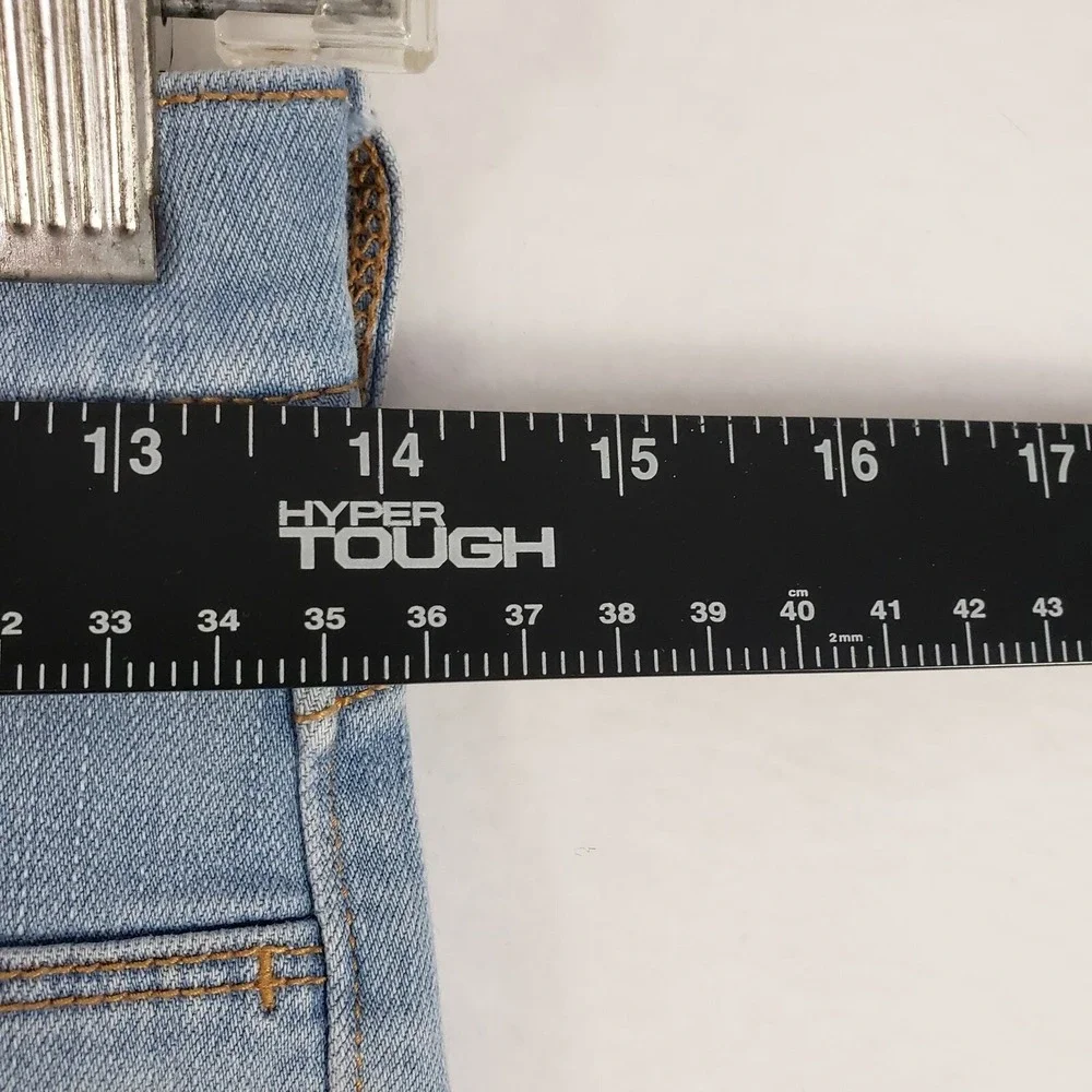 Old Navy Ballerina Jeggings Girls 16‎ Crop Light Wash Distressed Jeans Skinny